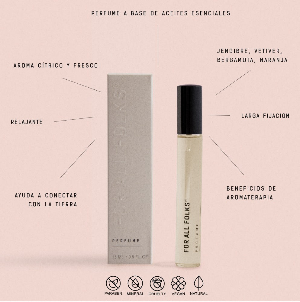 Perfume | Ginger + Vetiver | 15ml