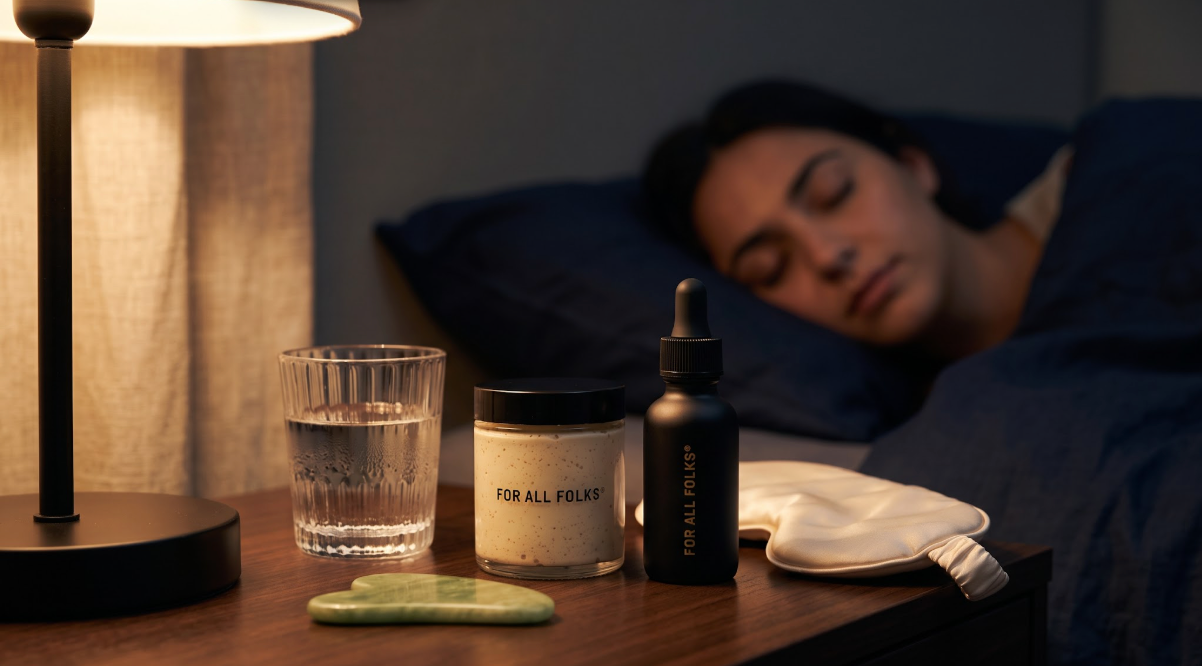 Rutina de noche FAF: Face Cream, Booster y Gold Mask