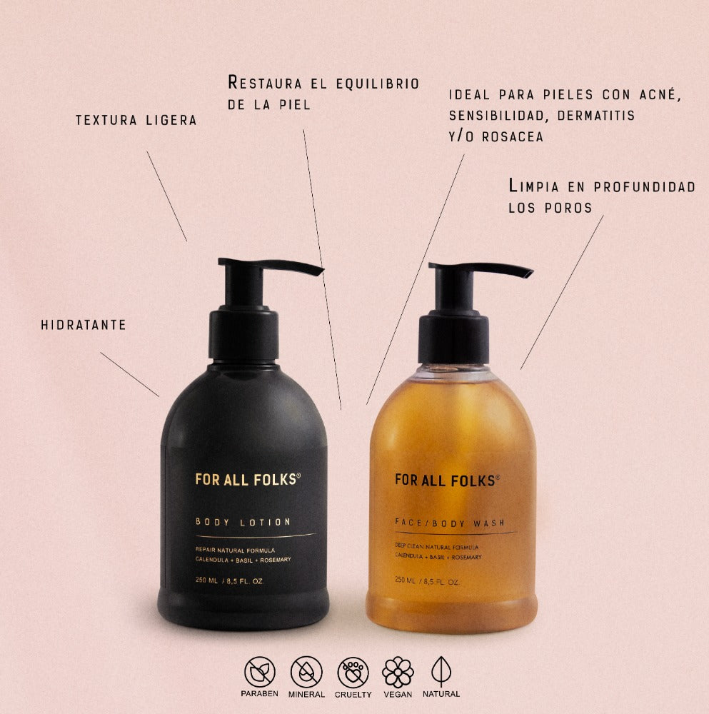 Fresh Kit | Face/Body Wash + Body Lotion